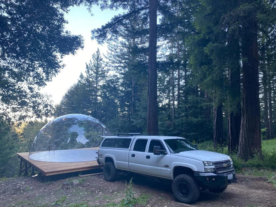 Ø7m (23 ft) H4,15m (12 ft) Luxury Aura Dome™ with Glass Door